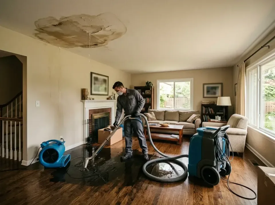 attic-pipe-burst-ceiling-drip-008 — frequently asked questions, Water Damage Restoration & Carpet Care in Little Chute, WI